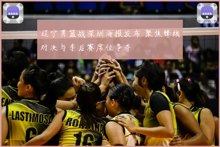 辽宁男篮战深圳海报发布 聚焦锋线对决与季后赛席位争夺