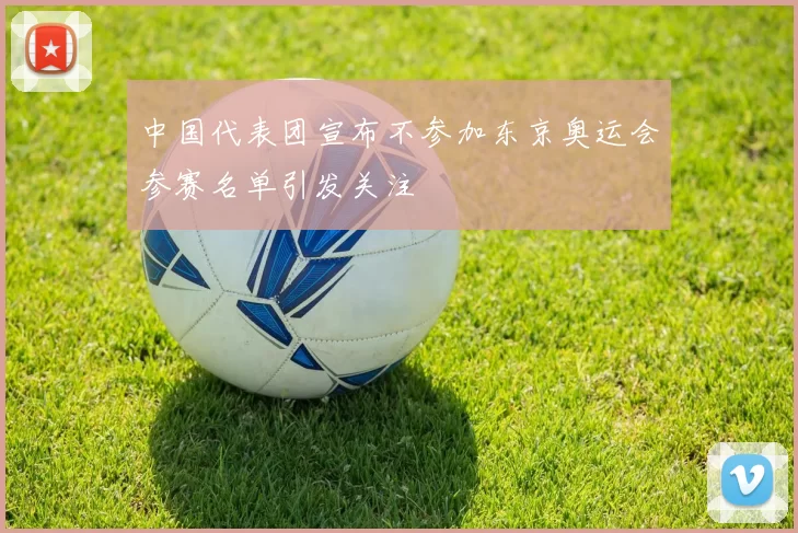 中国代表团宣布不参加东京奥运会参赛名单引发关注