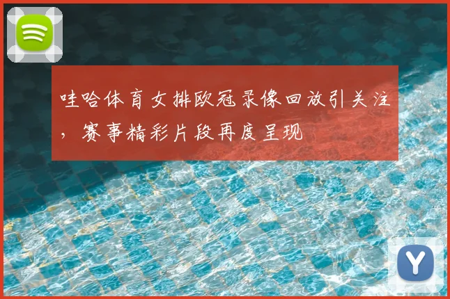 哇哈体育女排欧冠录像回放引关注，赛事精彩片段再度呈现